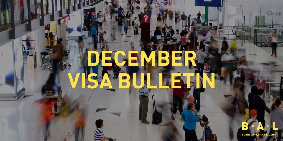 December Visa Bulletin Update Dates For Filing Chart To Be Used For